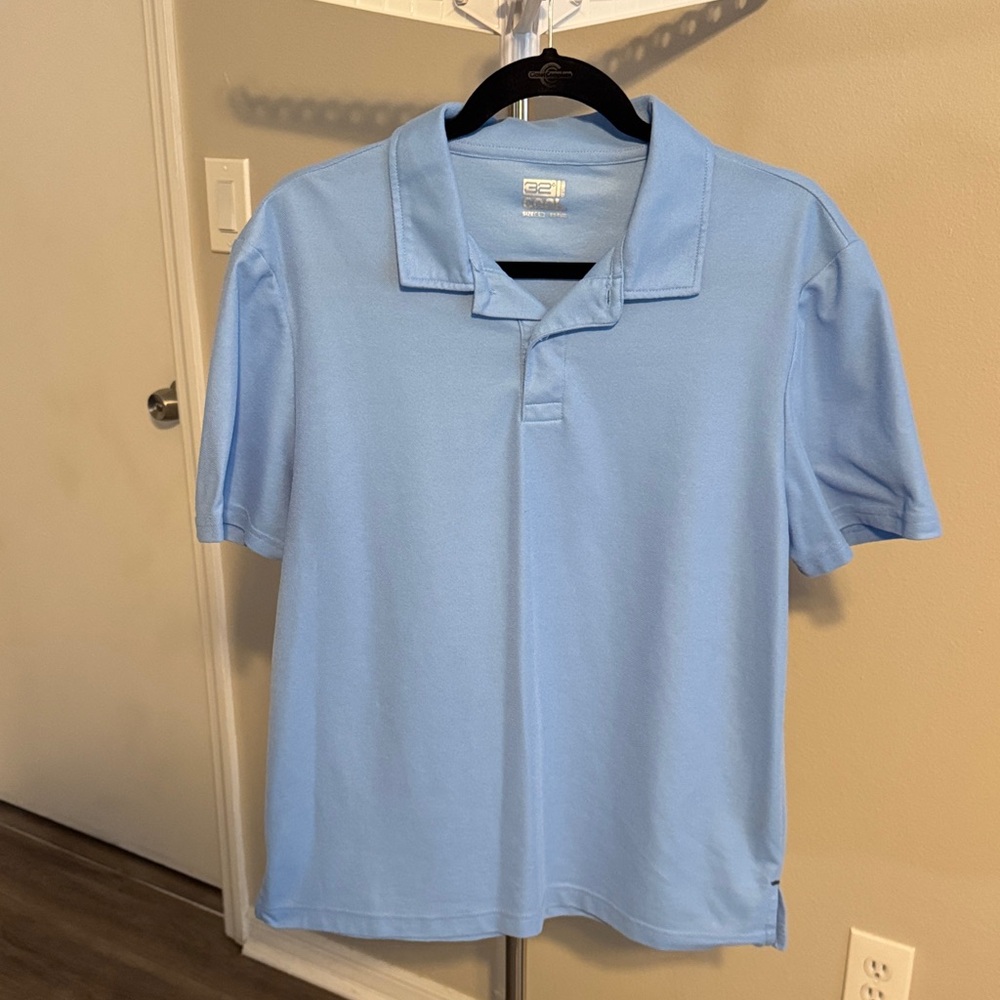 32 Degrees Men’s Sky Blue Performance Polo